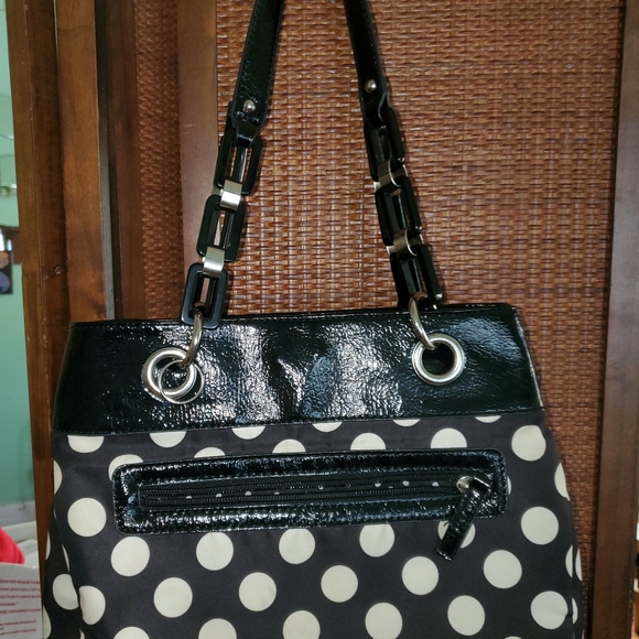 Lulu Polka Dot Satchel - Picture 2 of 9
